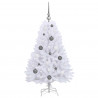Sztuczna choinka Biały 68 x 68 x 120 cm PVC i Metal