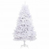 Sztuczna choinka Biały 106 x 106 x 210 cm PVC i Metal