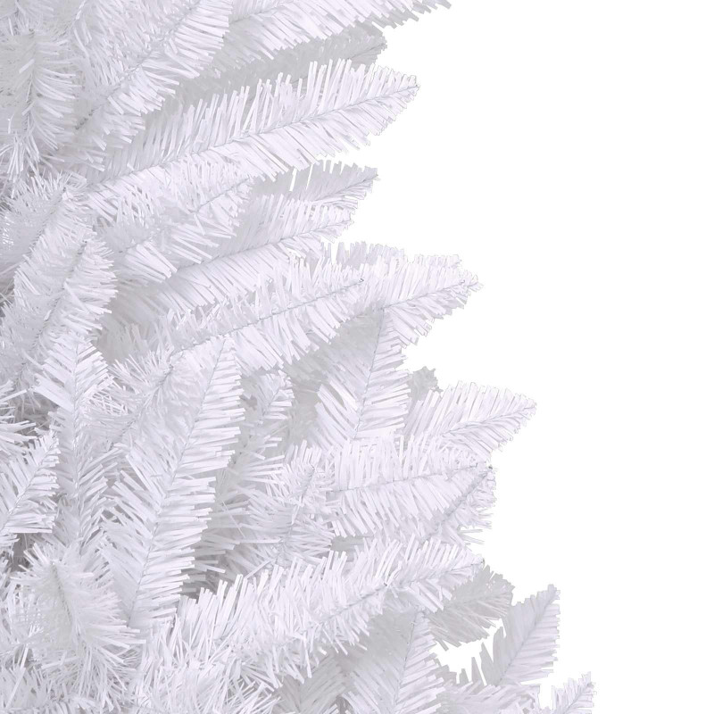 Sztuczna choinka Biały 106 x 106 x 210 cm PVC i Metal