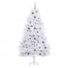 Sztuczna choinka Biały 106 x 106 x 210 cm PVC i Metal