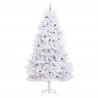 Sztuczna choinka Biały 138 x 138 x 300 cm PVC i Metal