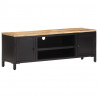 Szafka pod telewizor, 120x30x40 cm, surowe drewno mango