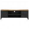 Szafka pod telewizor, 120x30x40 cm, surowe drewno mango