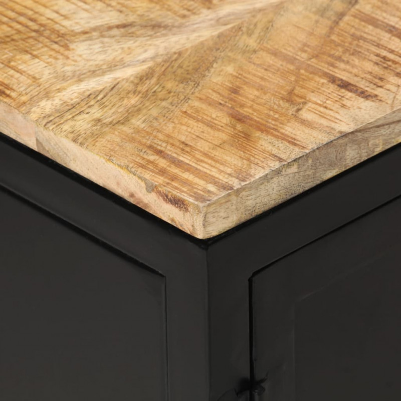 Szafka pod telewizor, 120x30x40 cm, surowe drewno mango