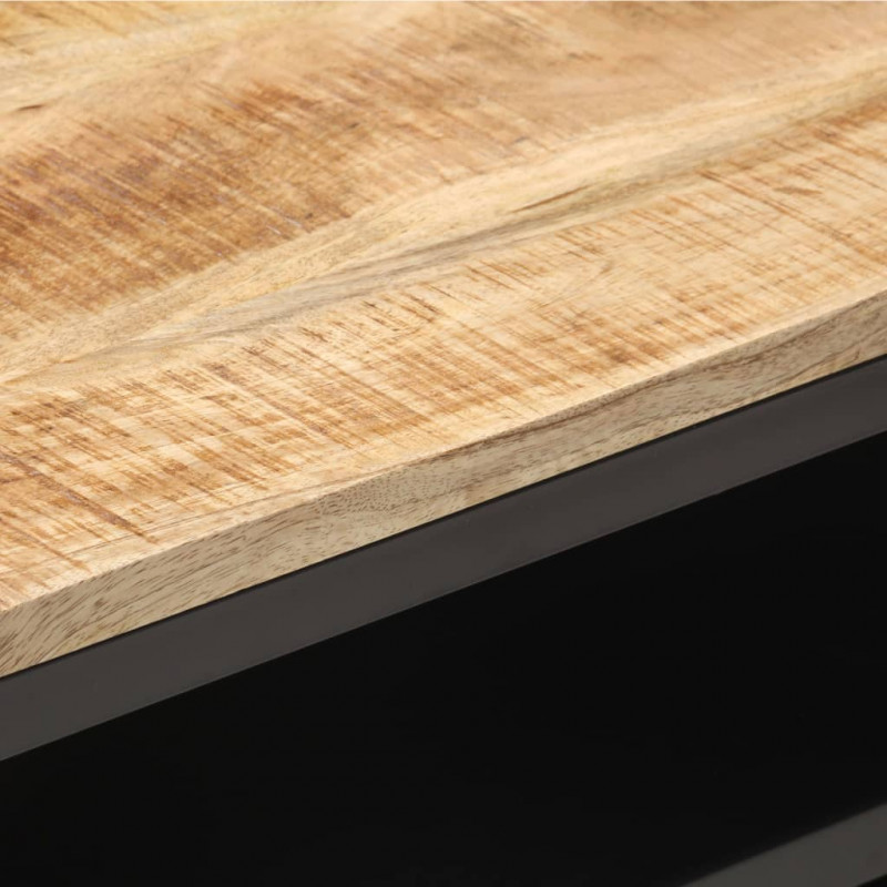 Szafka pod telewizor, 120x30x40 cm, surowe drewno mango