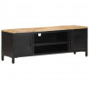 Szafka pod telewizor, 120x30x40 cm, surowe drewno mango