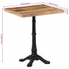 Stolik bistro, 60x60x77 cm, surowe drewno mango