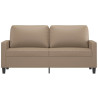 2-osobowa sofa, kolor cappuccino, 140 cm, sztuczna skóra