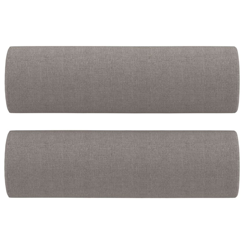 2-cz. komplet wypoczynkowy z poduszkami, taupe, tkanina