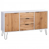 Bufet New York 130,6 x 43 x 73,6 cm Lite drewno sosnowe
