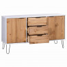 Bufet New York 130,6 x 43 x 73,6 cm Lite drewno sosnowe