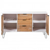 Bufet New York 130,6 x 43 x 73,6 cm Lite drewno sosnowe