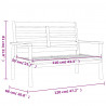 4-cz. zestaw wypoczynkowy do ogrodu, lite drewno akacjowe