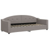 Sofa rozsuwana z materacami, kolor taupe, 80x200 cm, tkanina