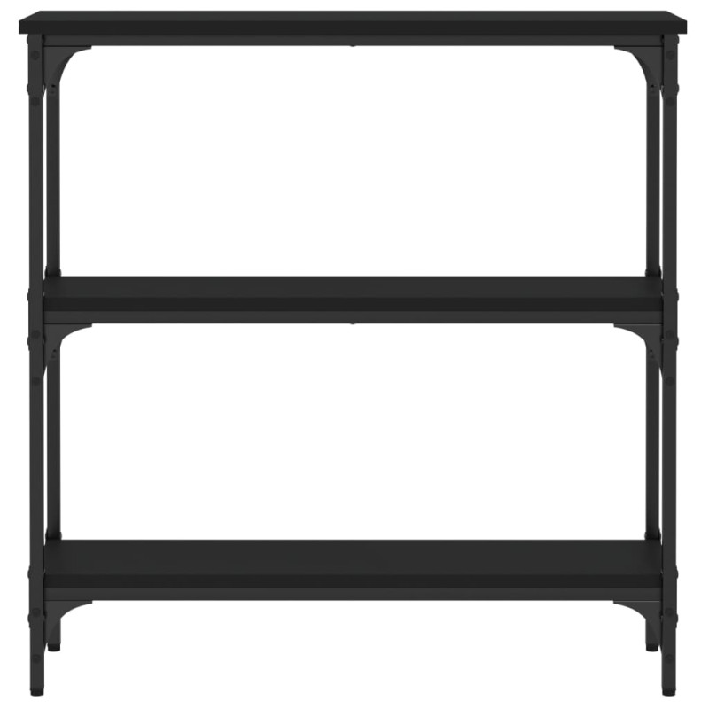 Stolik konsolowy, czarny, 75x22,5x75 cm