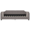 Sofa z materacem do spania, kolor taupe, 80x200 cm, tkanina
