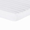Sofa rozsuwana z materacami, czarna, 90x200 cm, tkanina
