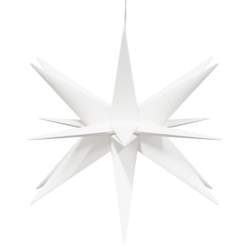 Ozdoby świetlne z LED, 3 szt., składane, białe, 43 cm