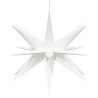Ozdoby świetlne z LED, 3 szt., składane, białe, 43 cm