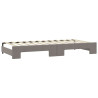 Sofa rozsuwana z szufladami, taupe, 100x200 cm, tkanina