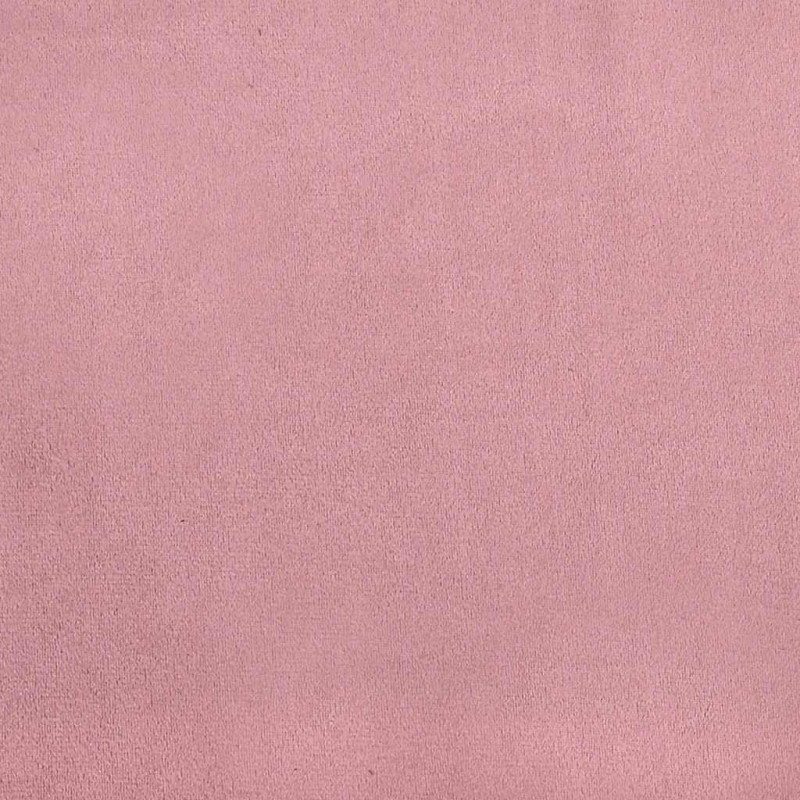 Rama łóżka z LED bez materaca, różowa, 90x200 cm, aksamitna