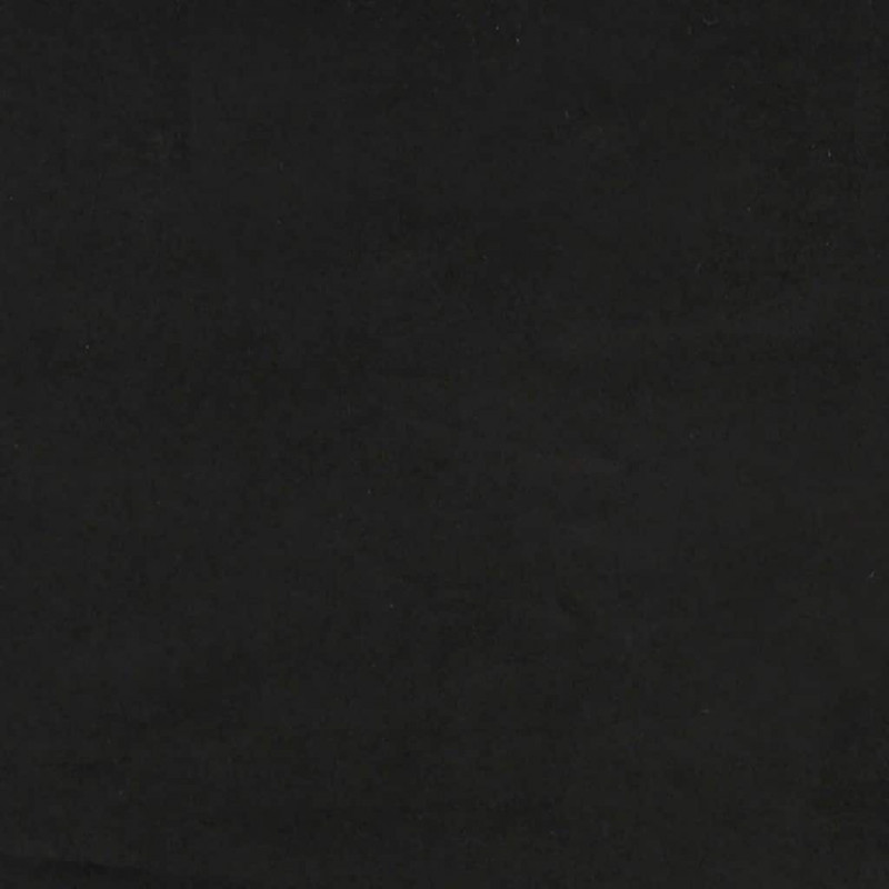 Rama łóżka z LED bez materaca, czarna, 200x200 cm, aksamitna
