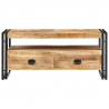 Stolik kawowy, 100x55x45 cm, surowe drewno mango