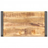 Stolik kawowy, 100x55x45 cm, surowe drewno mango