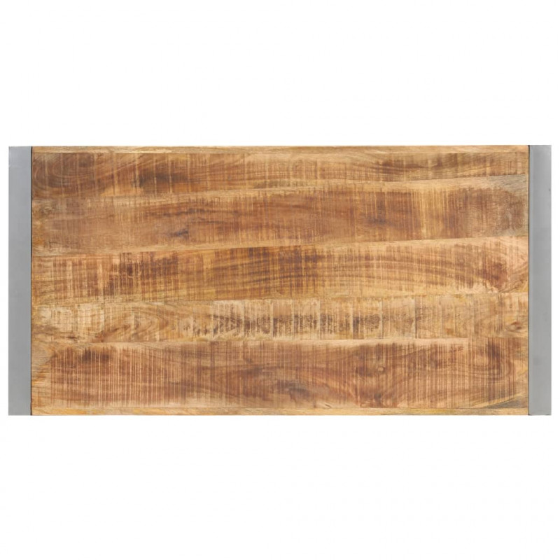 Stół jadalniany, 120x60x75 cm, lite surowe drewno mango