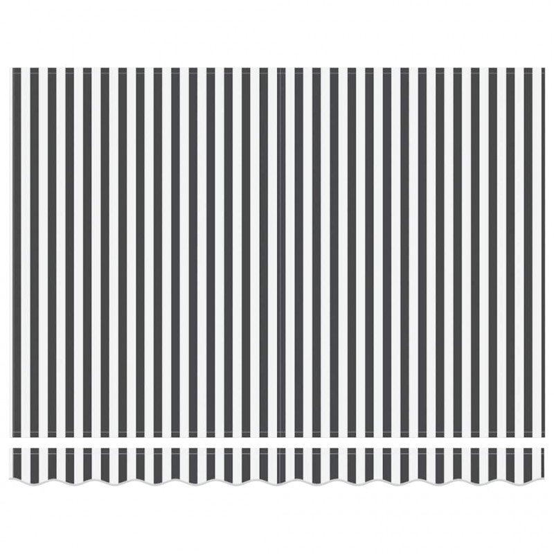 Automatycznie zwijana markiza, antracytowo-biała, 300x250 cm