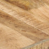 Stolik kawowy, 120 x 120 x 40 cm, surowe drewno mango
