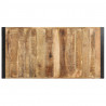 Stolik kawowy, 140 x 70 x 40 cm, surowe drewno mango