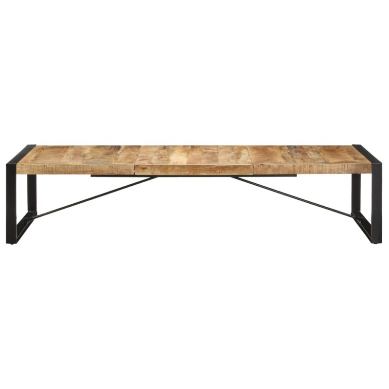 Stolik kawowy, 180 x 90 x 40 cm, surowe drewno mango