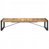 Stolik kawowy, 180 x 90 x 40 cm, surowe drewno mango