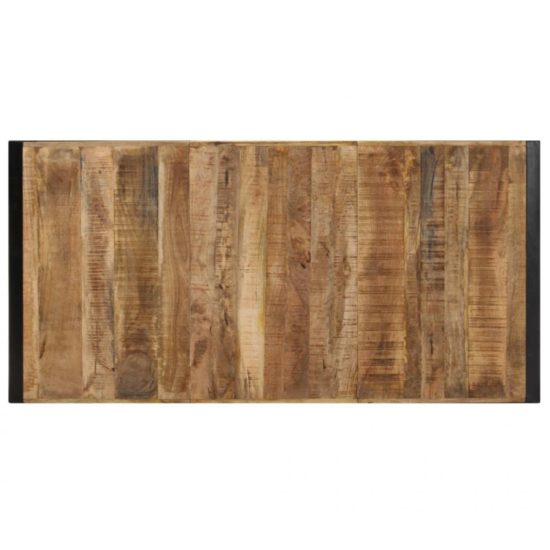 Stolik kawowy, 180 x 90 x 40 cm, surowe drewno mango