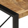 Stolik kawowy, 180 x 90 x 40 cm, surowe drewno mango