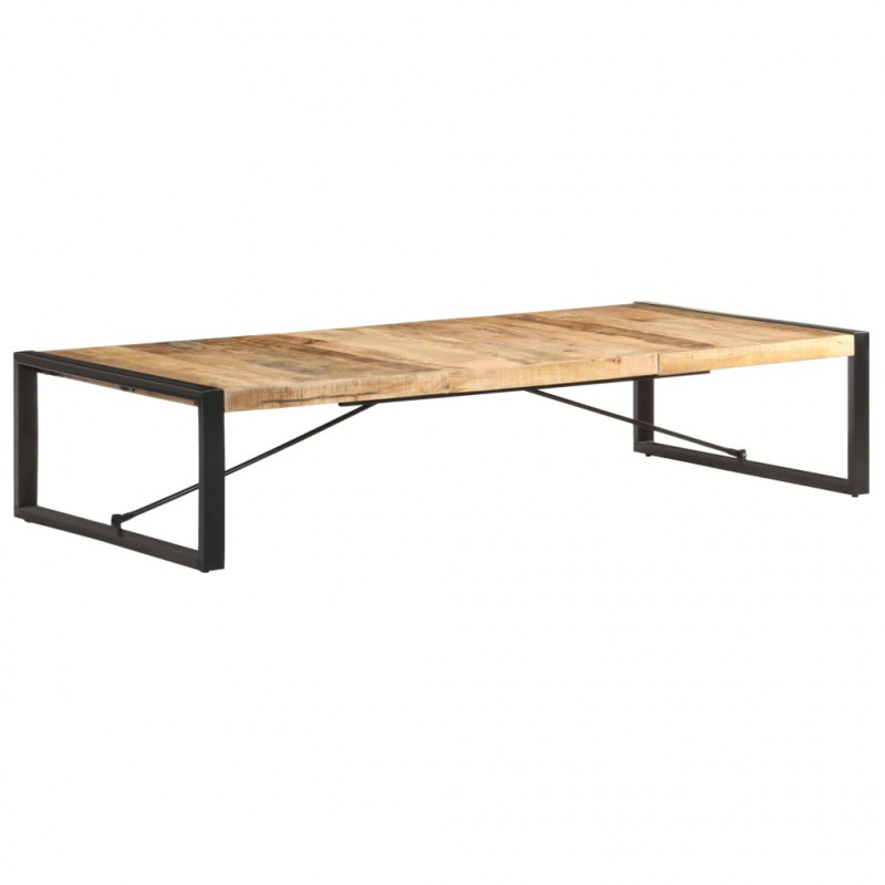 Stolik kawowy, 180 x 90 x 40 cm, surowe drewno mango