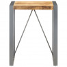 Stolik jadalniany, 60x60x75 cm, lite surowe drewno mango
