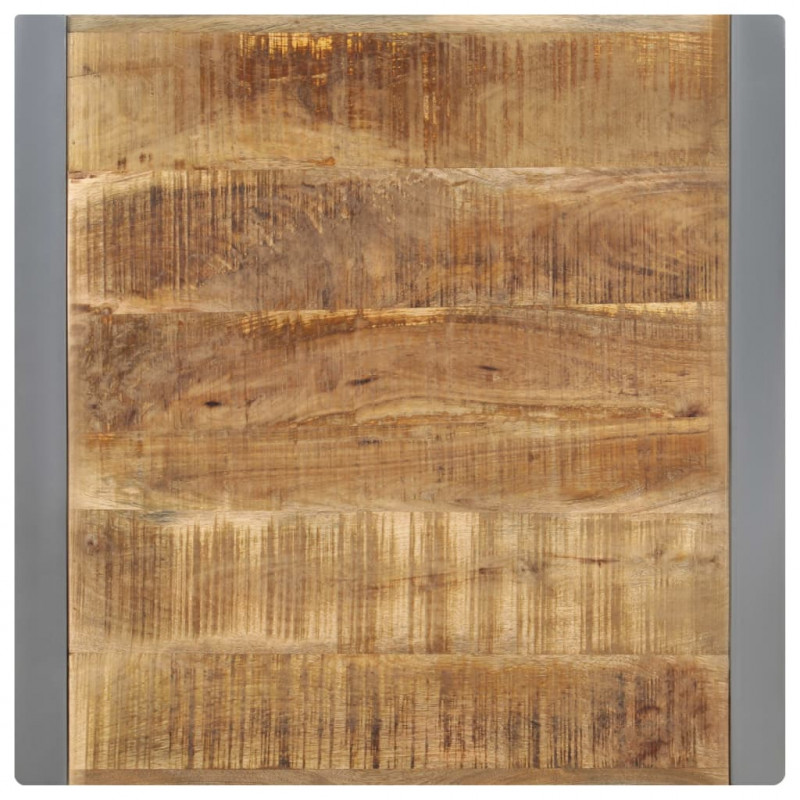 Stół jadalniany, 70x70x75 cm, lite surowe drewno mango