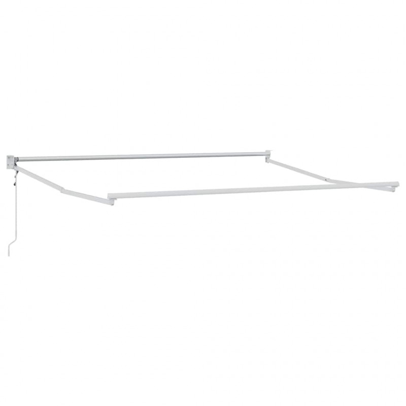 Zwijana markiza, antracytowo-biała, 3x2,5m, tkanina i aluminium