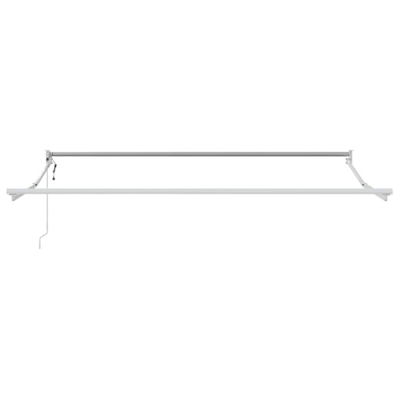 Zwijana markiza, antracytowo-biała, 3x2,5m, tkanina i aluminium