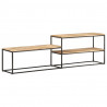 Szafka pod telewizor, 180x30x50 cm, surowe drewno mango