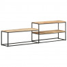 Szafka pod telewizor, 180x30x50 cm, surowe drewno mango