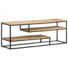 Szafka pod TV, 130x30x45 cm, surowe drewno mango