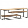 Szafka pod TV, 130x30x45 cm, surowe drewno mango