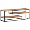 Szafka pod TV, 130 x 30 x 45 cm, lite drewno akacjowe