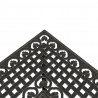 3-częściowy zestaw mebli bistro, brązowy, odlewane aluminium