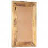 Lustro w ręcznie rzeźbionej ramie, 80x50x2,6 cm, drewno mango