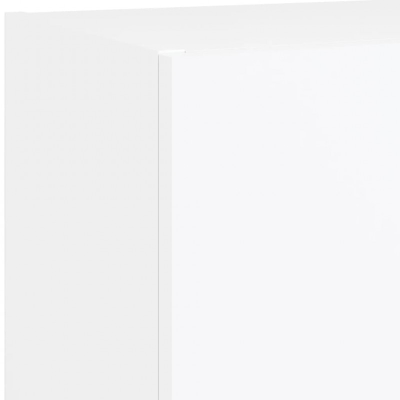 5-częściowy zestaw mebli TV z LED, biały
