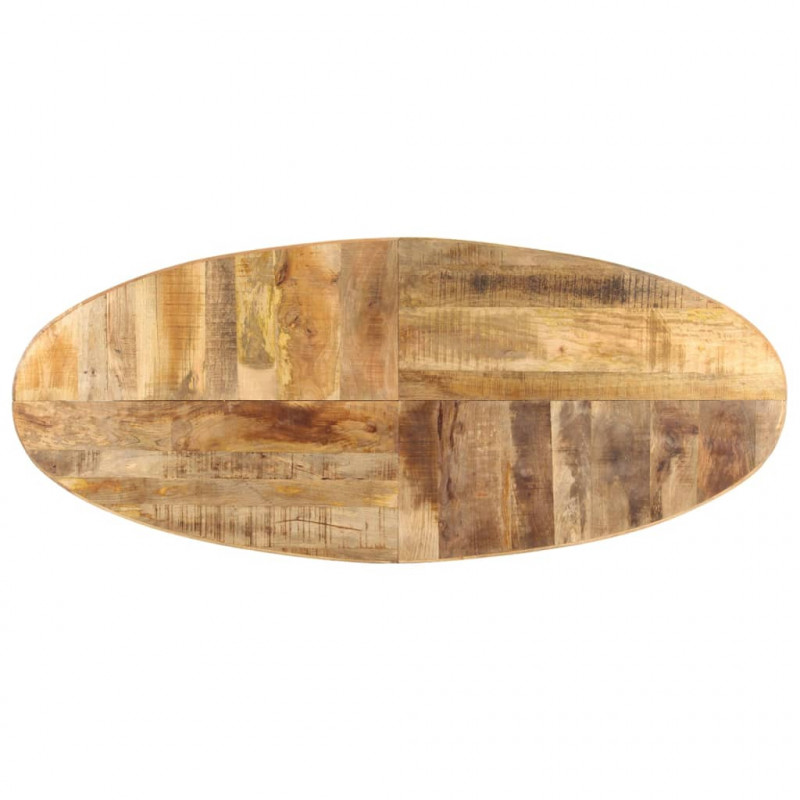 Stół jadalniany, 240x100x75 cm, surowe drewno mango
